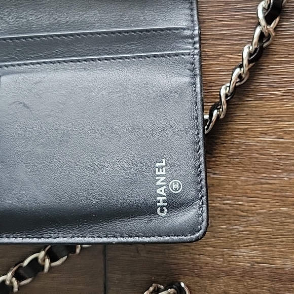 Chanel Black Cambon Ligne Sparkle WOC - Picture 7 of 11